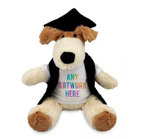 20cms Darcy Dog Graduation Plush Soft Toy Gift